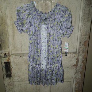 XOXO Elastic Waist Blouse Size L  (D1)